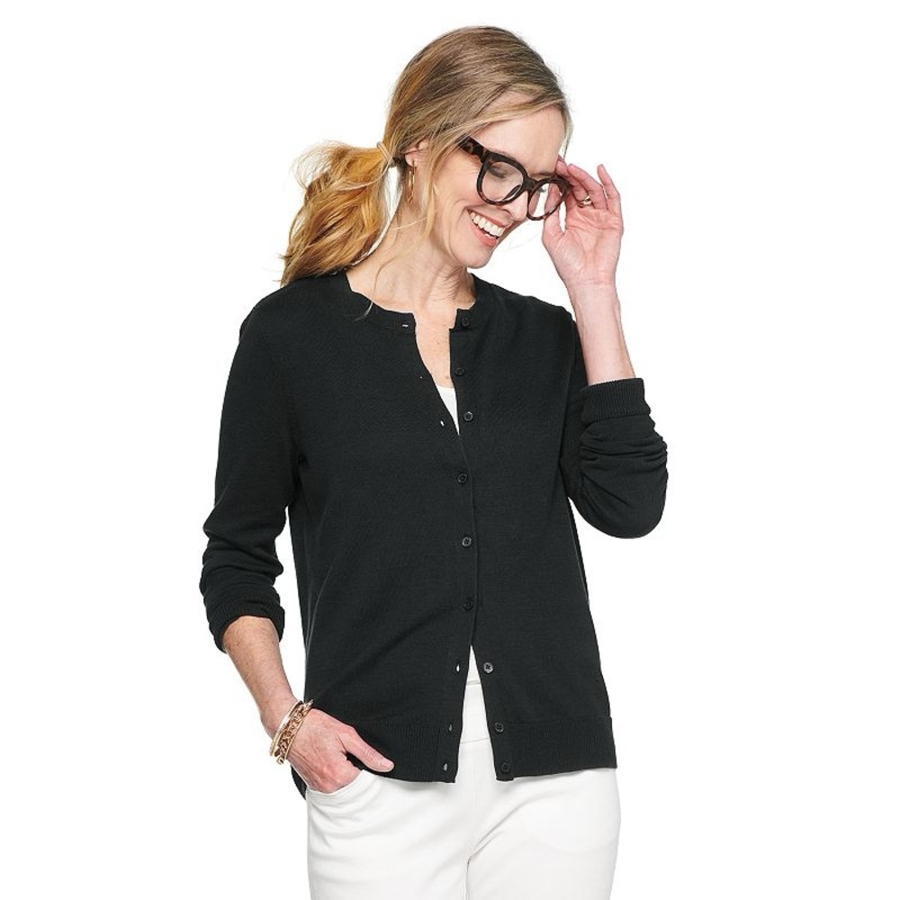 Croft & Barrow Women's‎ Button Front Cardigan Sweater